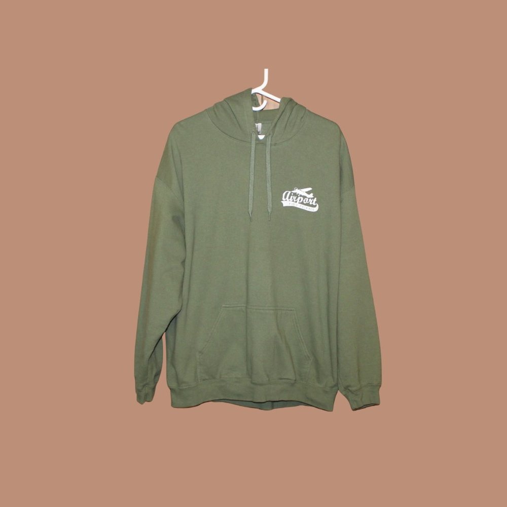 Green Hooded Sweatshirt
